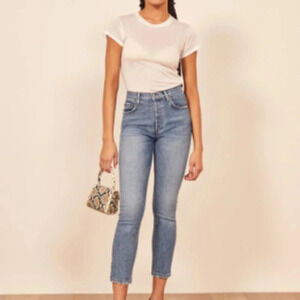 Reformation Serena High Skinny Jean montego wash